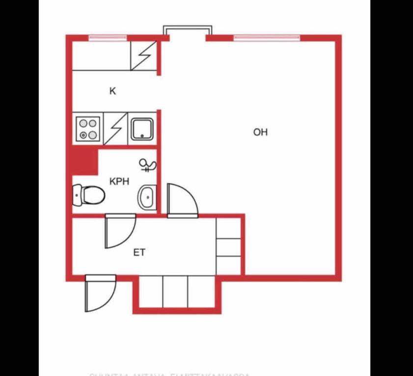 Apartament Yksio Kilometri Jokirannasta Forilta Turku Zewnętrze zdjęcie