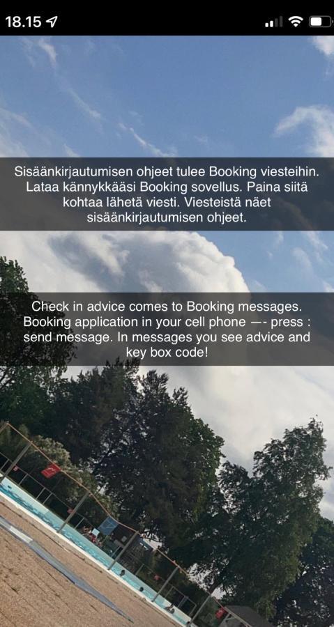 Apartament Yksio Kilometri Jokirannasta Forilta Turku Zewnętrze zdjęcie